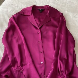 Banana Republic Fuchsia Blouse